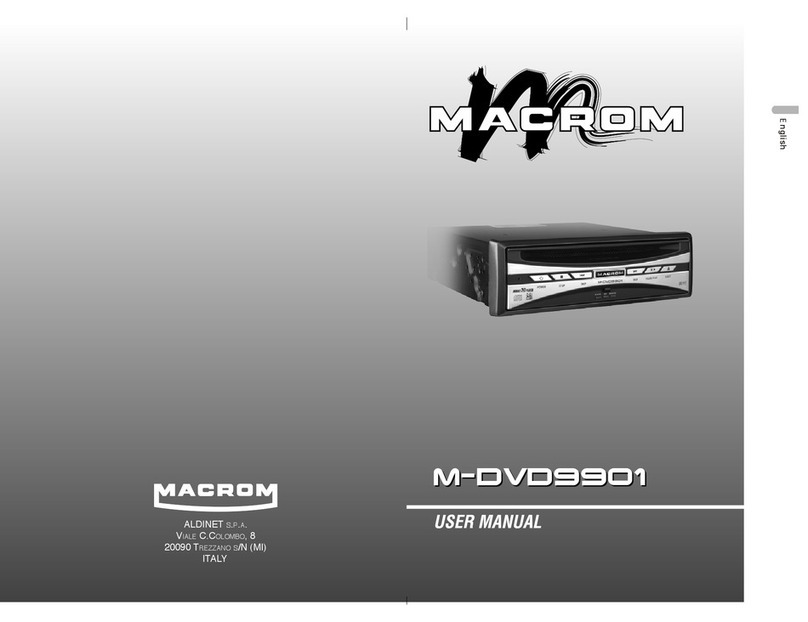 Macrom M-DVD9901 user manual