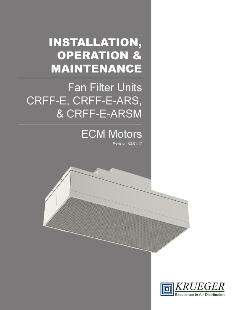 KRUEGER CRFF-E Installation operation & maintenance KRUEGER CRFF-E Installation operation & maintenance