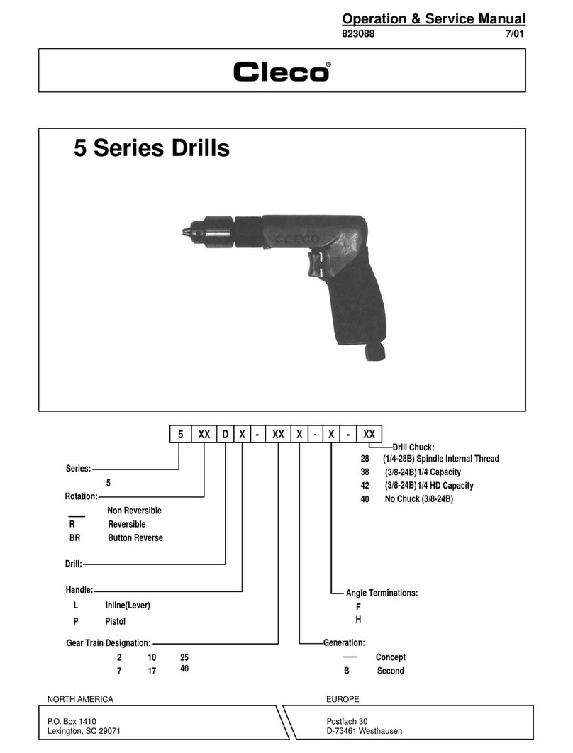 Cleco 5 Series Installation and operating instructions