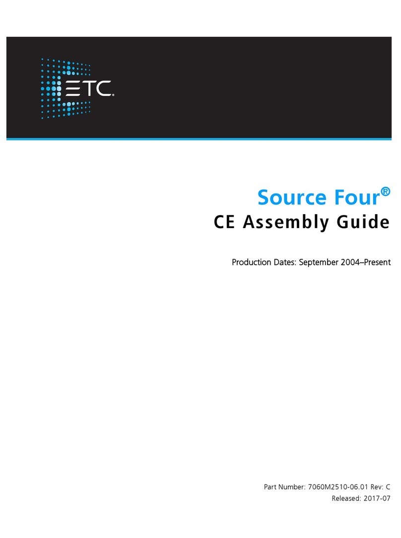 ETC Source Four CE 405 User manual ETC Source Four CE 405 User manual