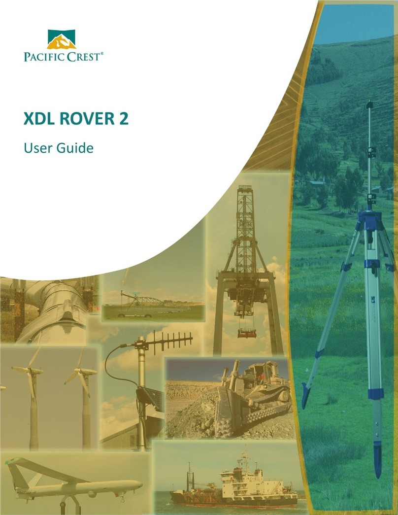 Pacific Crest XDL ROVER 2 User manual