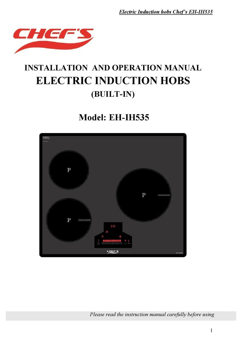 Chef's EH-IH535 User manual Chef's EH-IH535 User manual