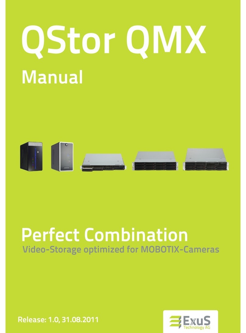 Exus QStor QMX 20 manual