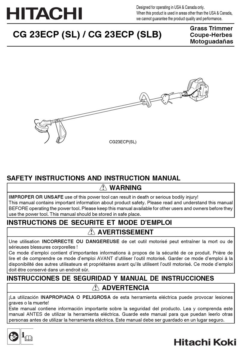 Hitachi CG 23ECP(SL) Troubleshooting guide