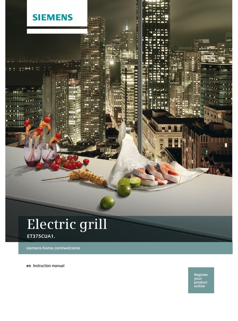 Siemens ET375CUA1 series instruction manual