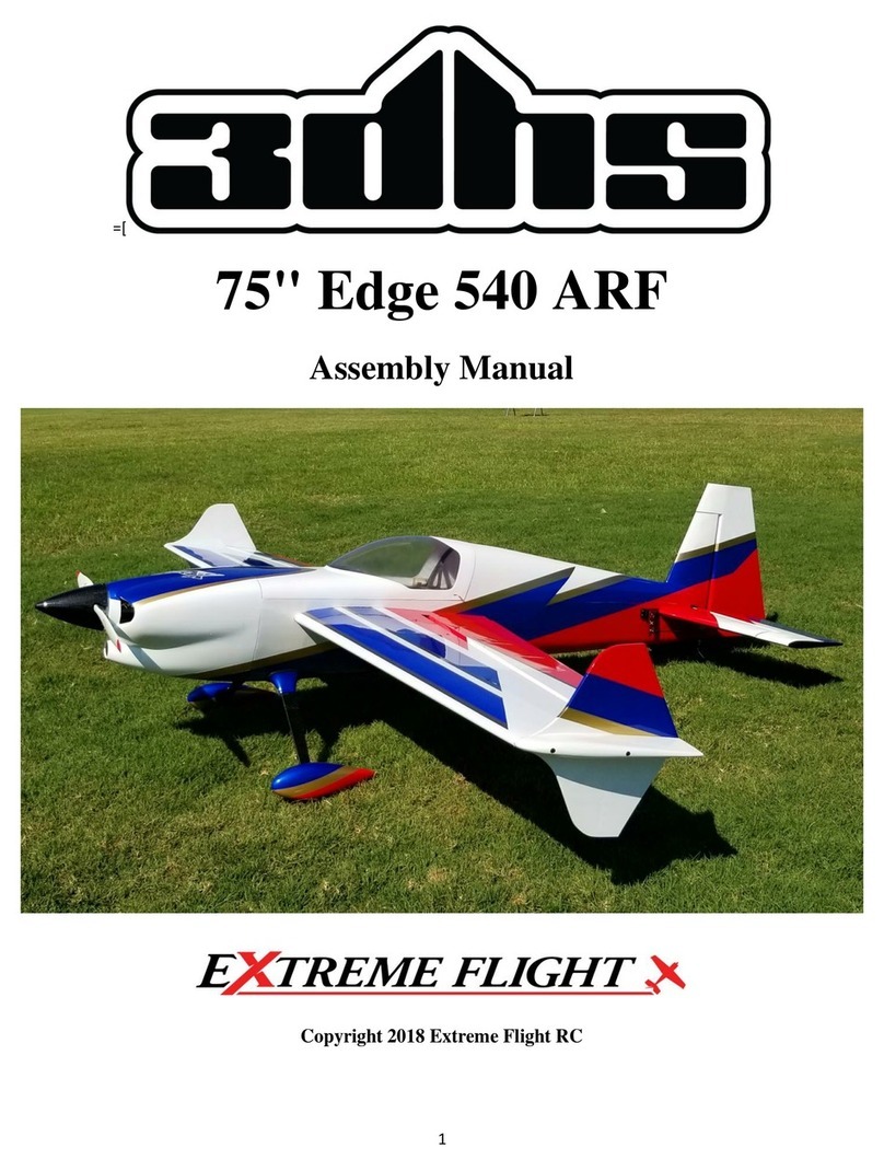 Extreme Flight RC 75" Edge 540 ARF User manual Extreme Flight RC 75" Edge 540 ARF User manual
