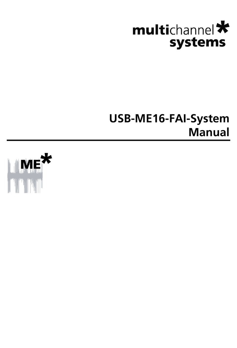 Multi Channel Systems USB-ME16-FAI-System manual