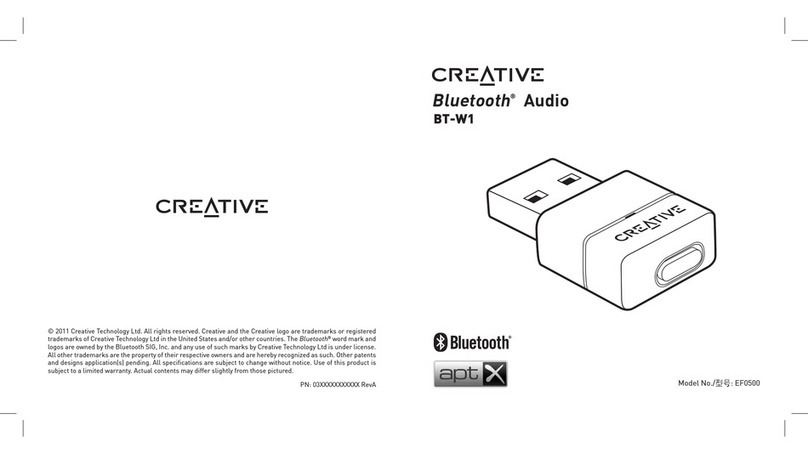 Creative BT-W1 manual