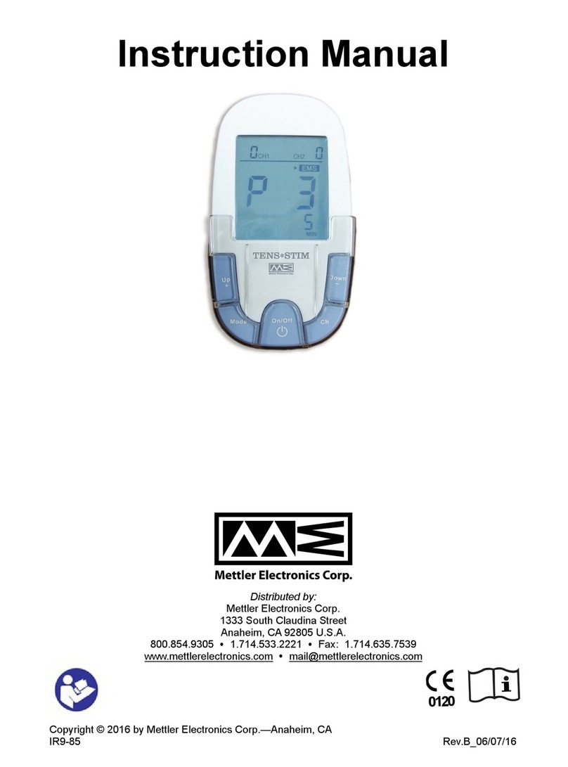 Mettler Electronics Tens-Stim 211 instruction manual