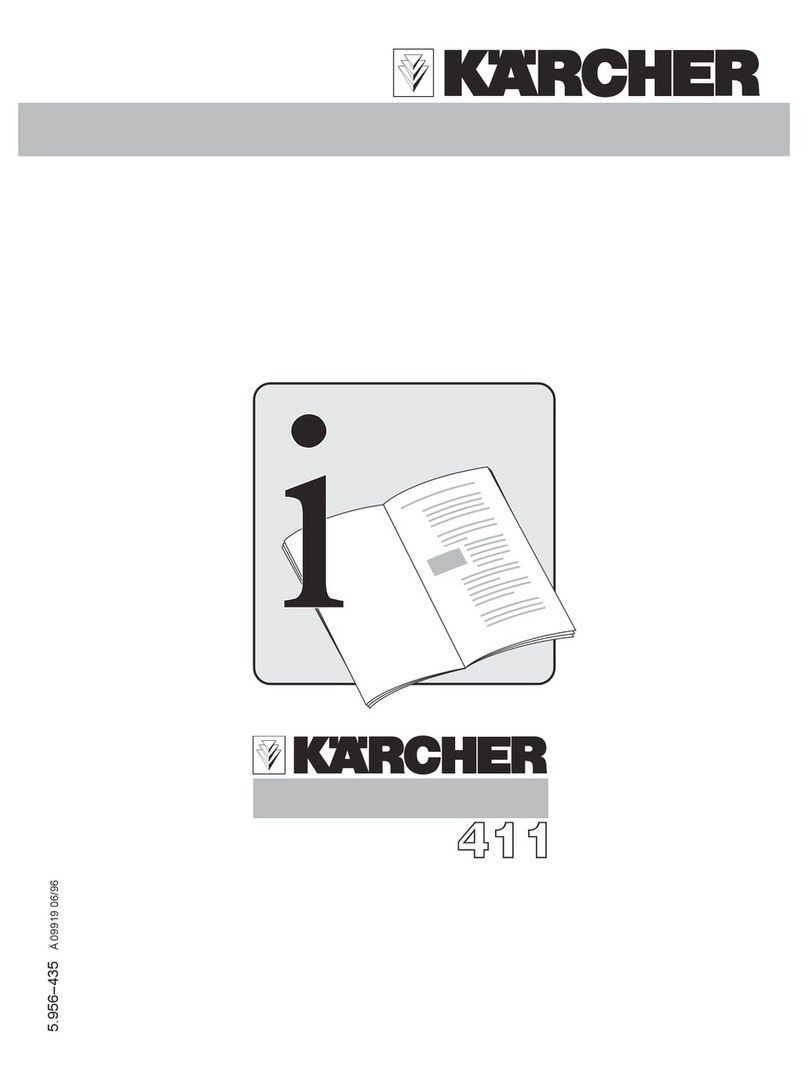 Kärcher 411 user manual