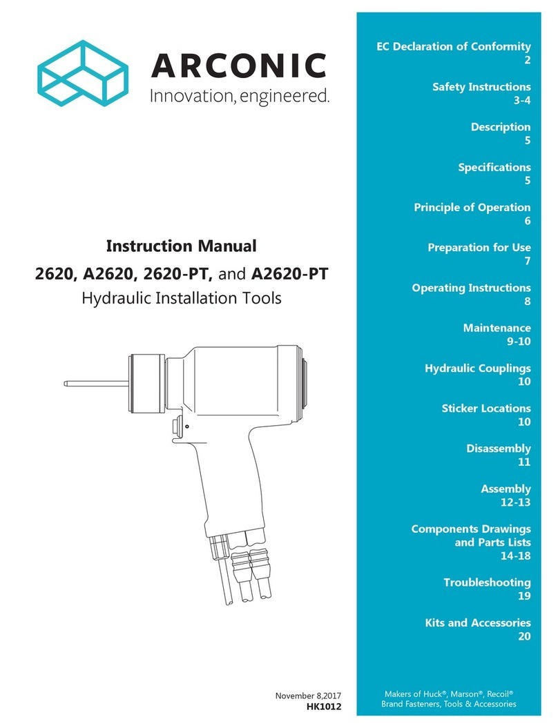 Huck 2620 instruction manual