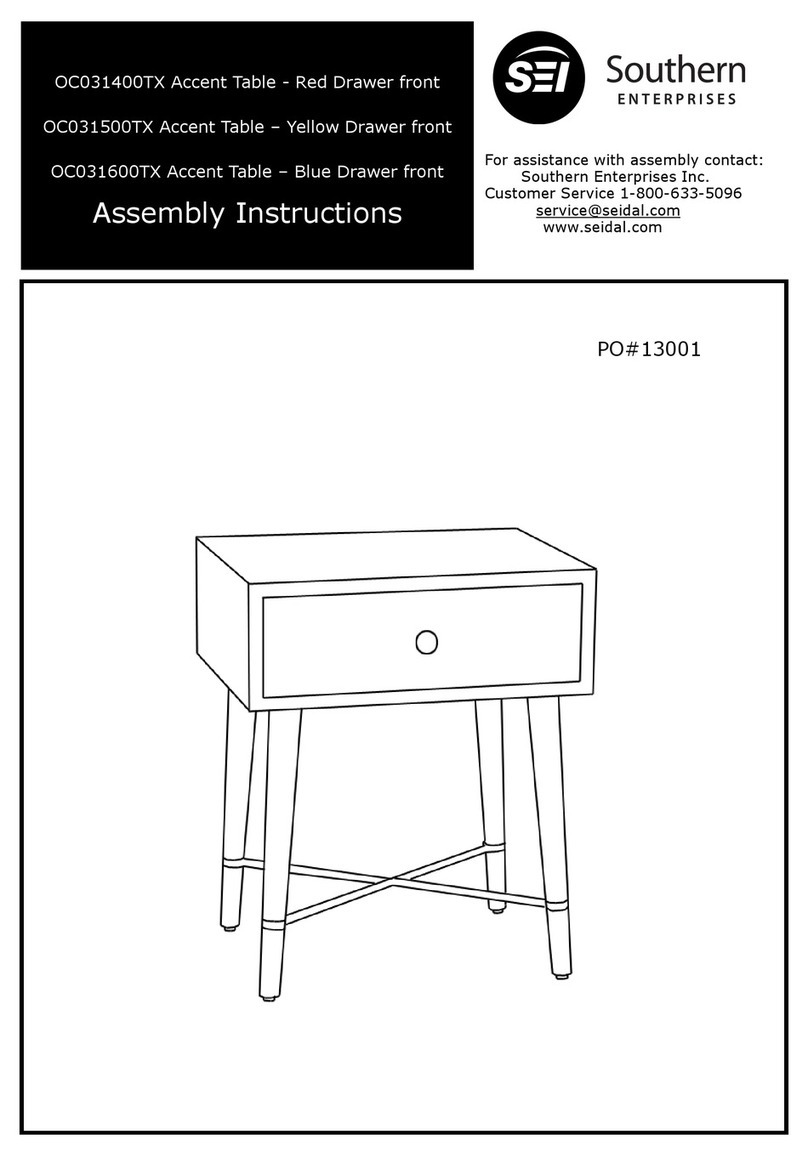 SEI OC031400TX Assembly instructions SEI OC031400TX Assembly instructions