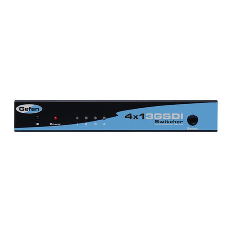 Gefen EXT-3GSDI-441 User manual Gefen EXT-3GSDI-441 User manual