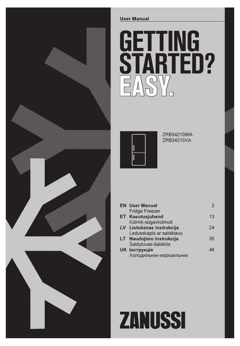 Zanussi ZRB34210WA User manual