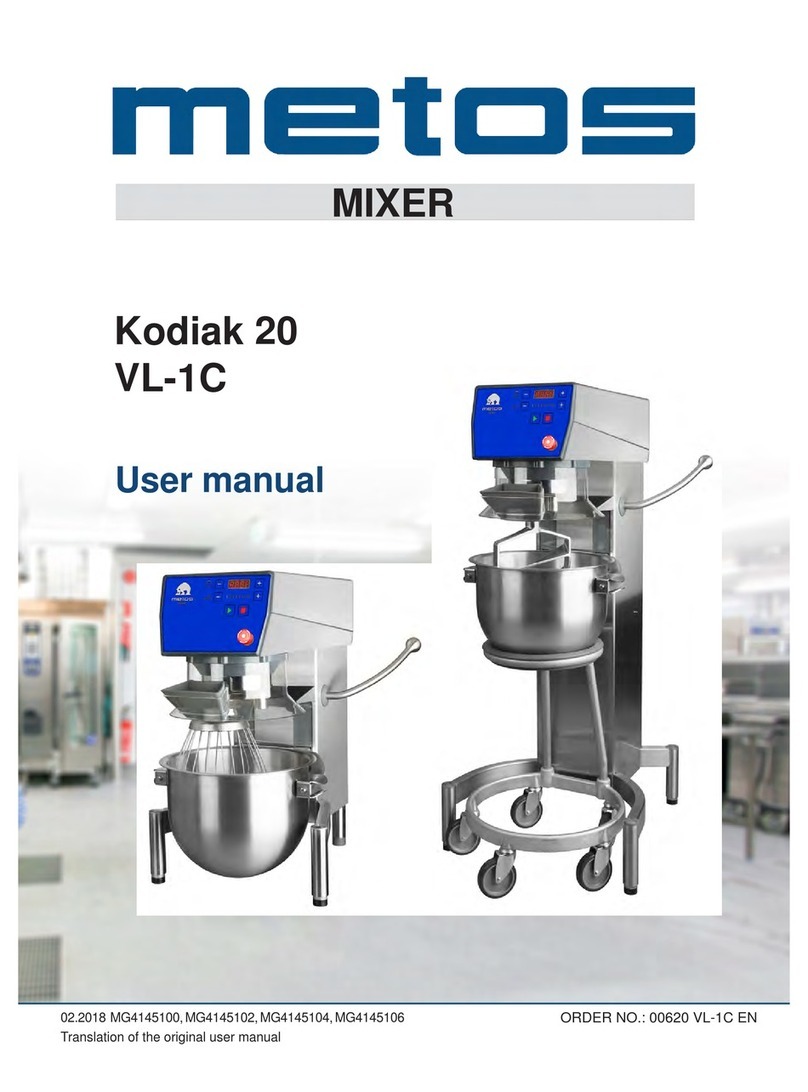 Metos Kodiak 20 VL-1C user manual