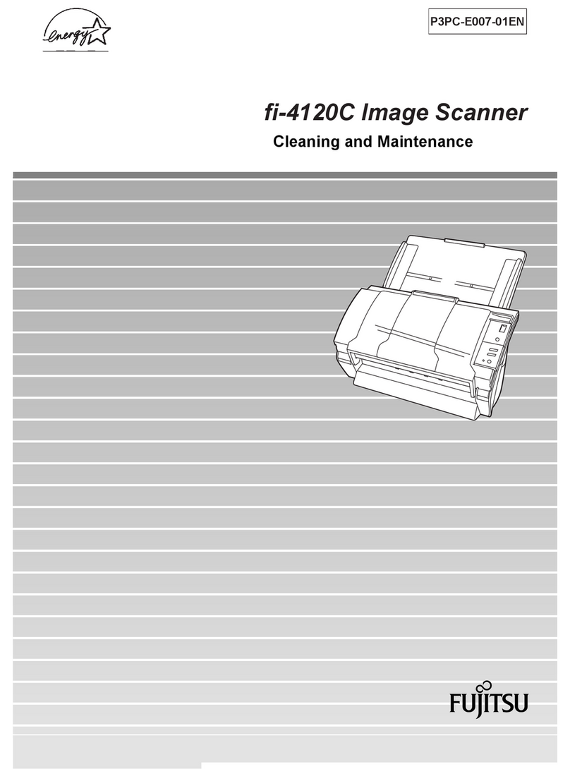 Fujitsu FI-4120C Cleaning and maintenance