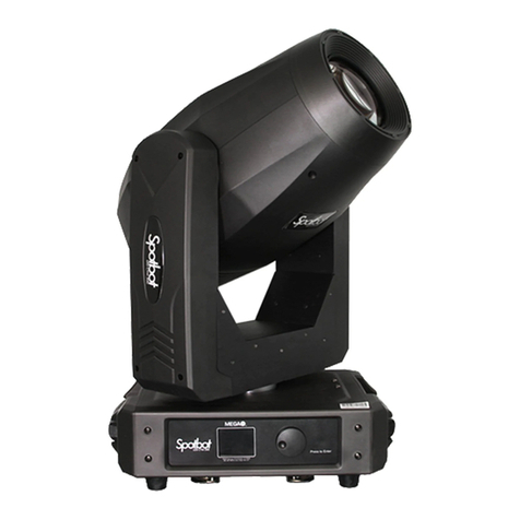 MegaLite spotbot LED CYM 300 user manual