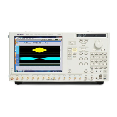 Tektronix AWG7082C Instruction manual