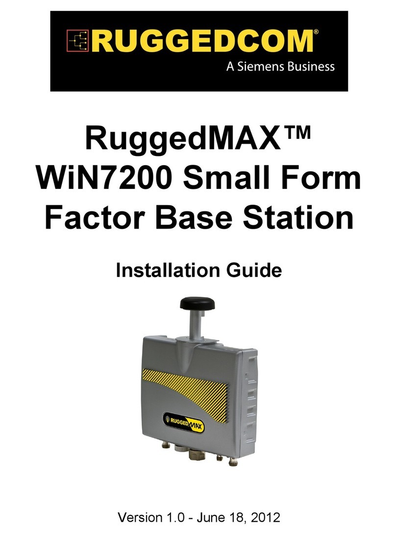 RuggedCom RuggedMAX WiN7200 installation guide