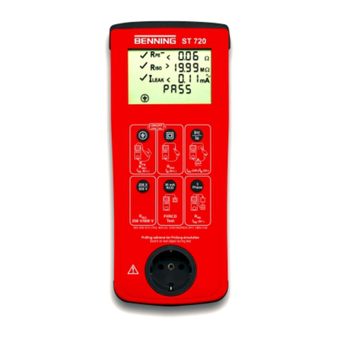 Benning ST 720 operating manual