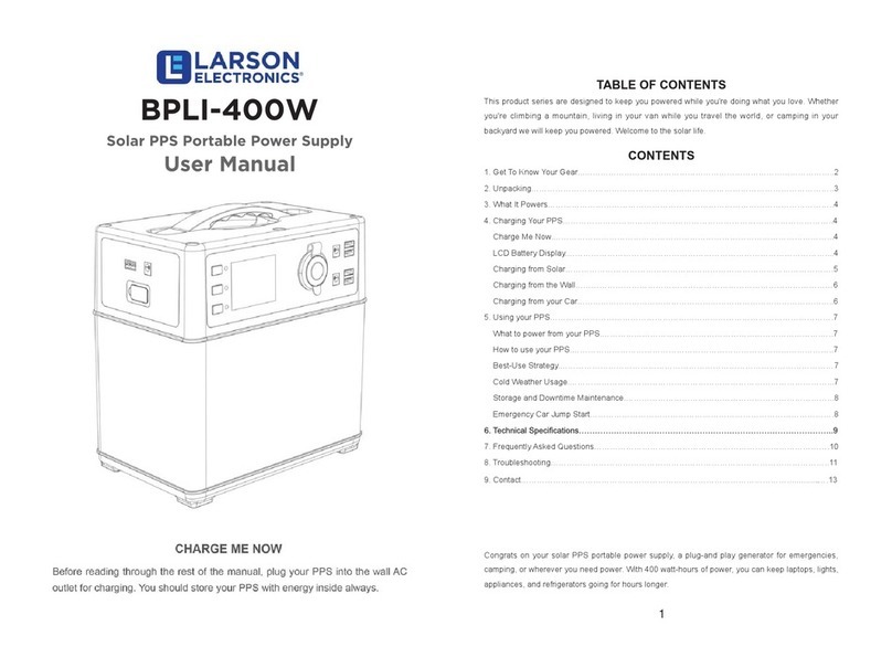 Larson Electronics BPLI-400W user manual