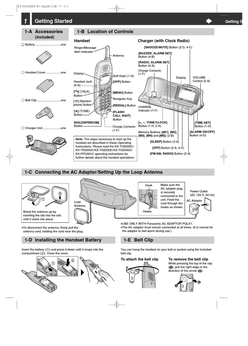 Panasonic KX-TG5200C operating instructions