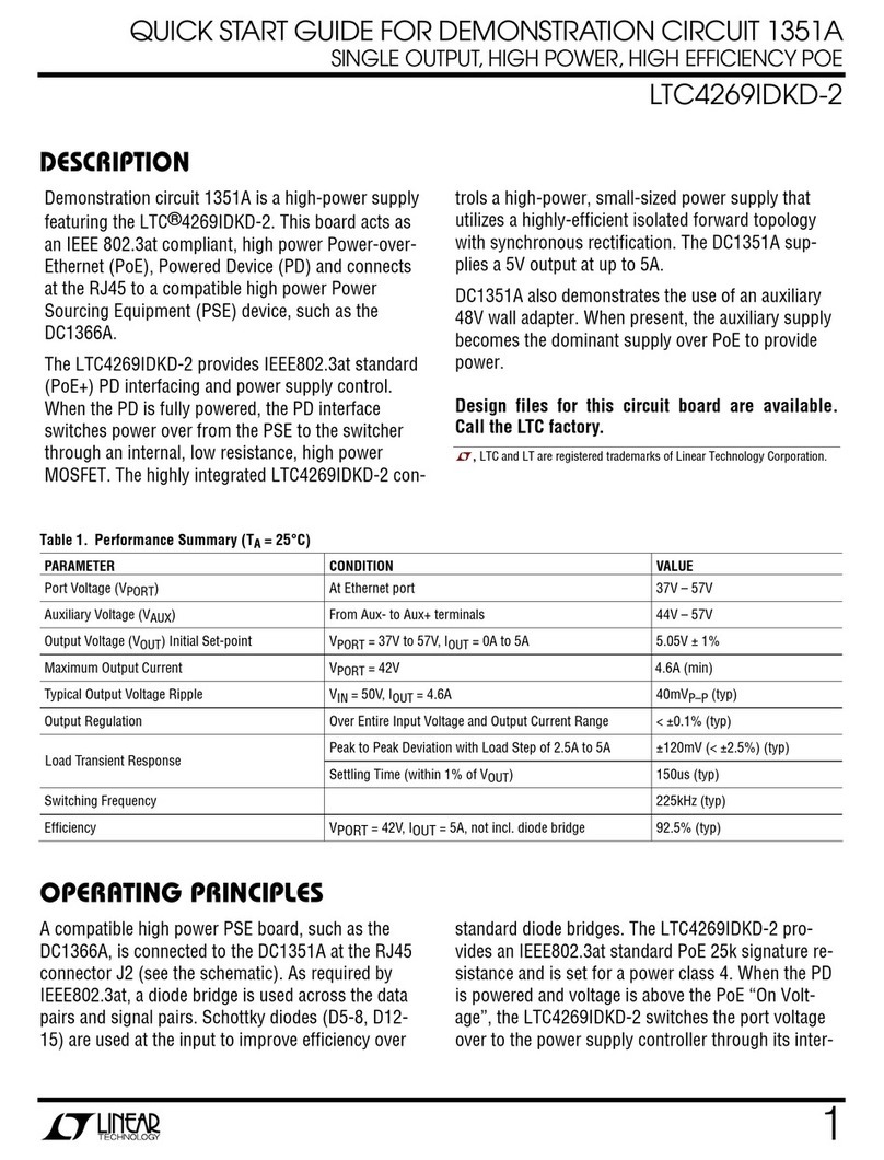 Linear 1351A quick start guide