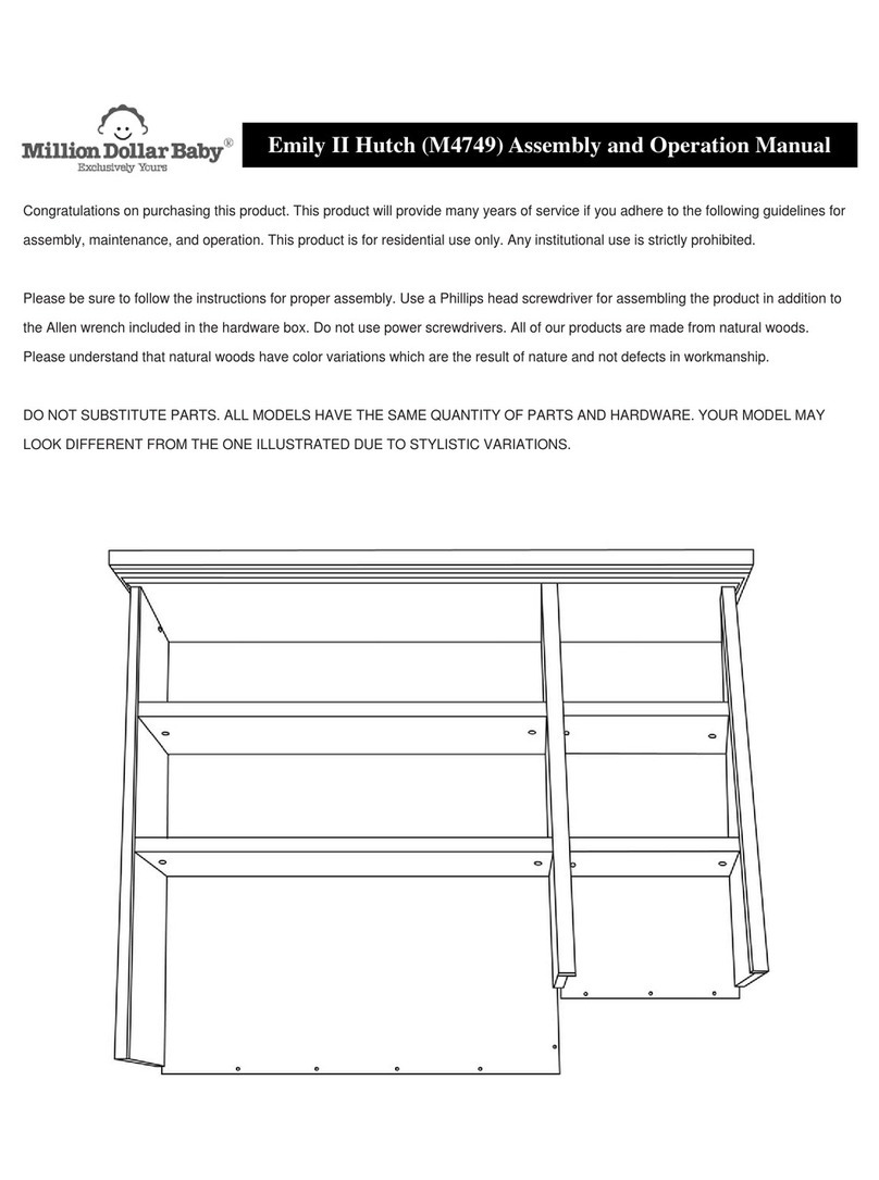 Million Dollar Baby Emily II Assembly and operation manual