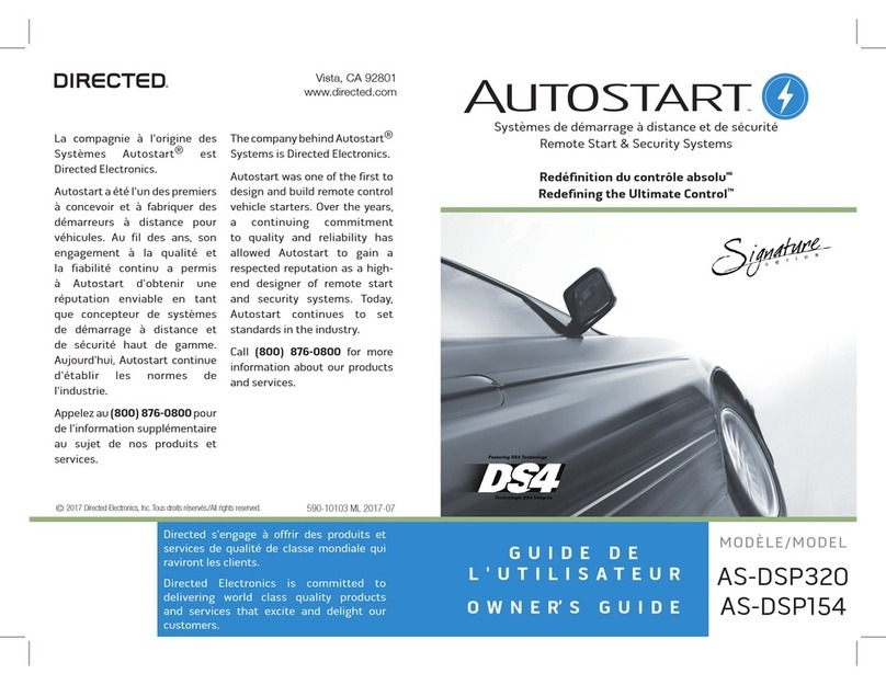 Autostart AS-DSP320 User manual