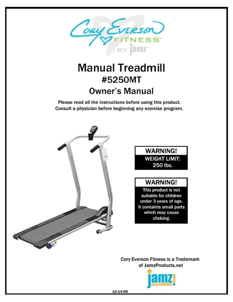 Cory Everson 5250MT owner's manual