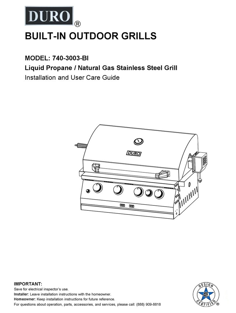 Duro 740-3003-BI Installation and user care guide