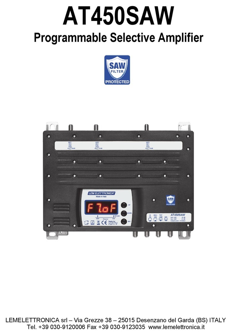 Lem Elettronica AT450SAW manual