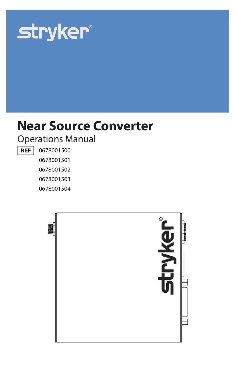 Stryker 0678001500 Operation manual