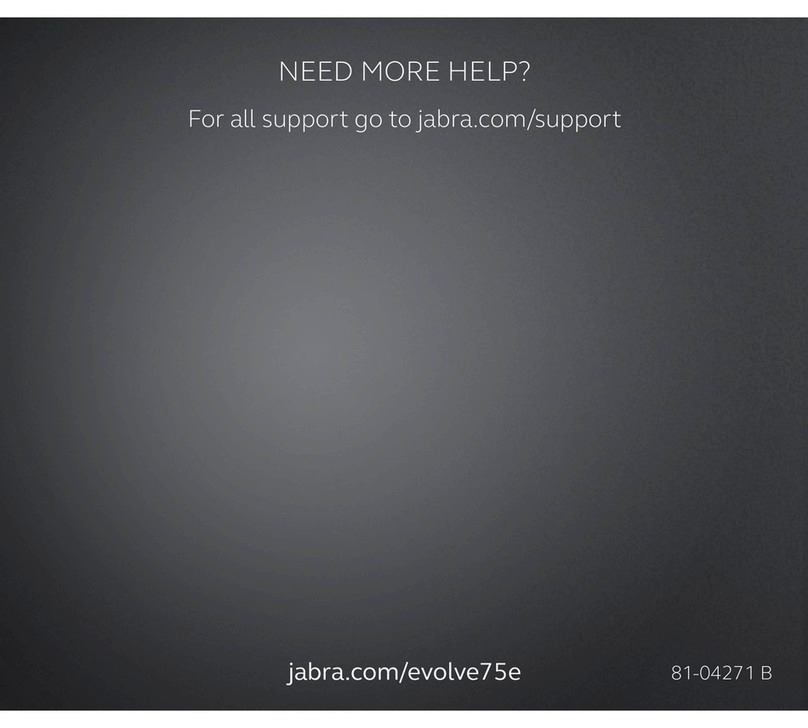 Jabra Evolve 75e User manual Jabra Evolve 75e User manual