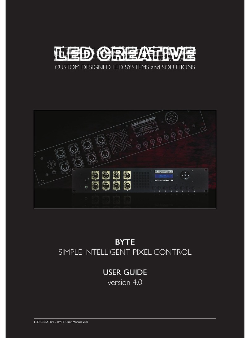 LED Creative Byte user guide