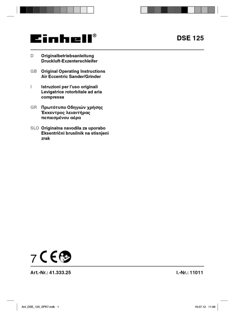 EINHELL DSE 125 User manual