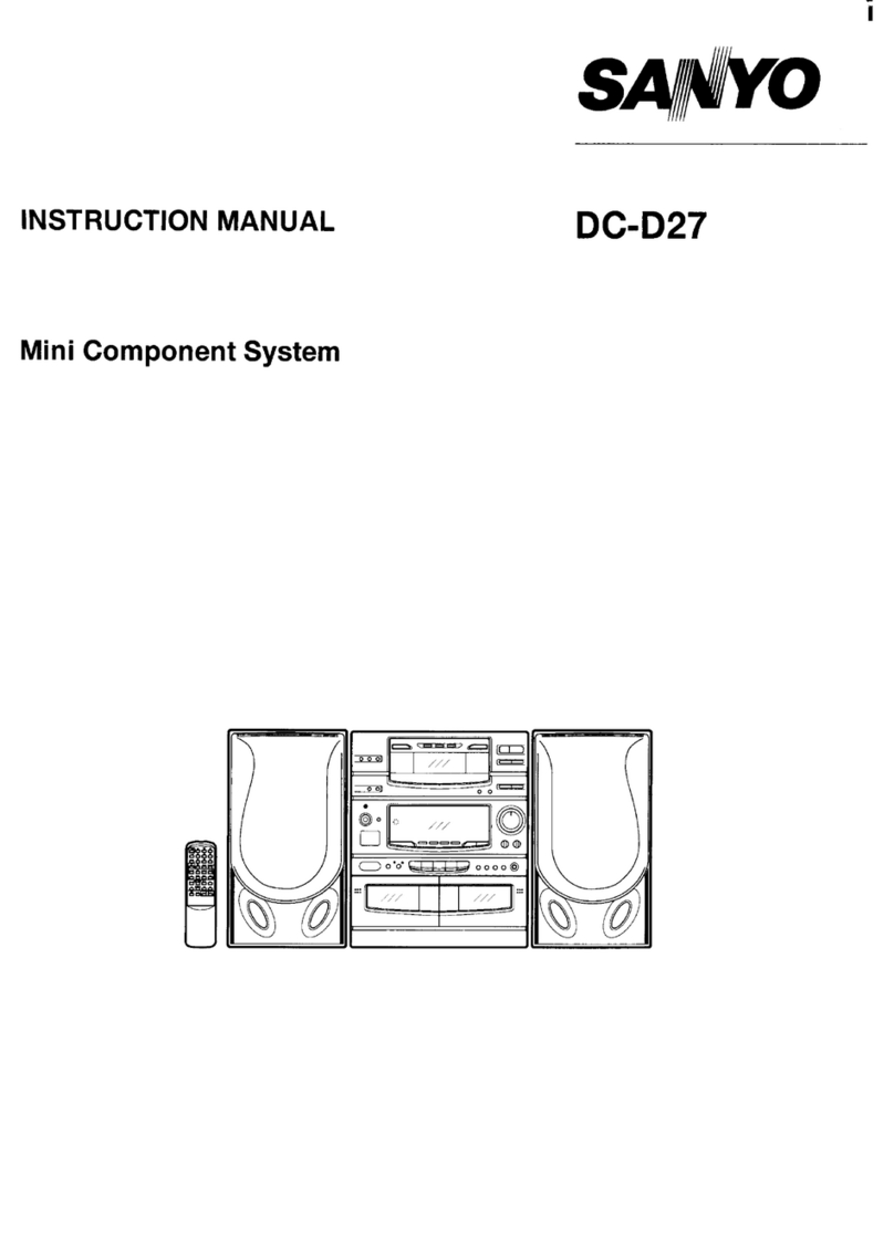 Sanyo DC-D27 instruction manual