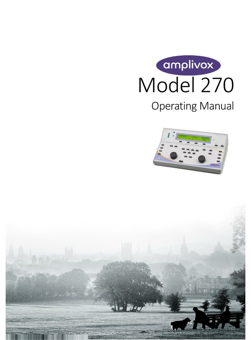 AmpliVox 270 User manual AmpliVox 270 User manual