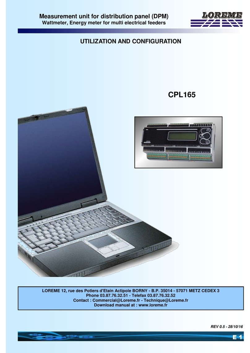 Loreme CPL165 Configuration