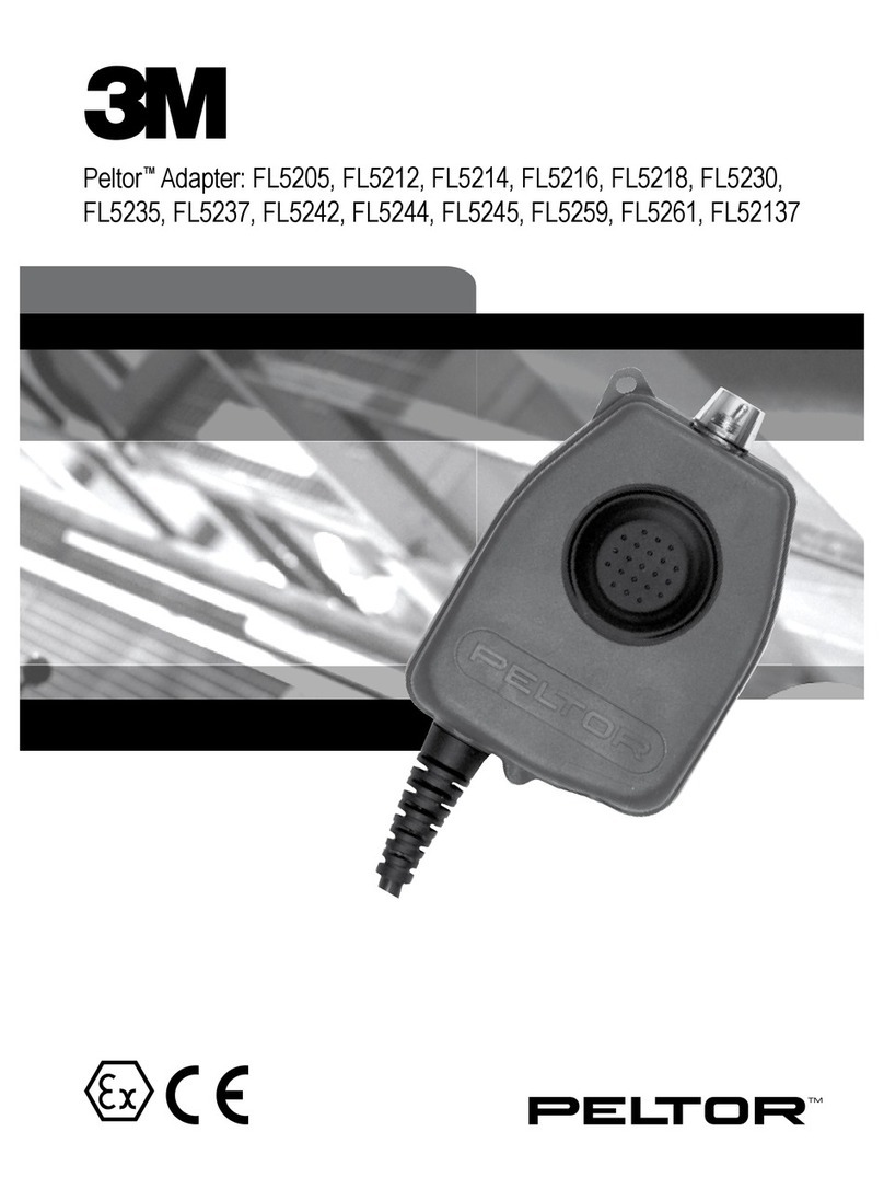 3M Peltor Adapter FL5212 manual