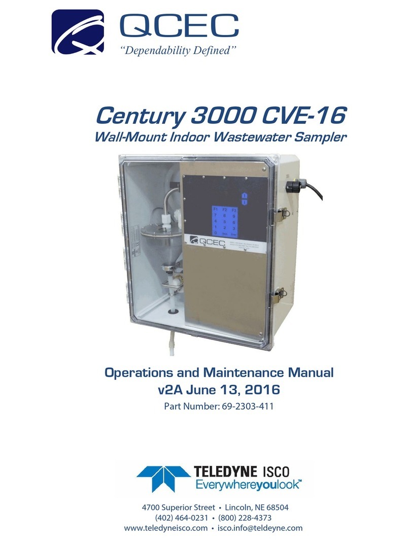 Teledyne Century 3000 CVE-16 Operation and maintenance manual