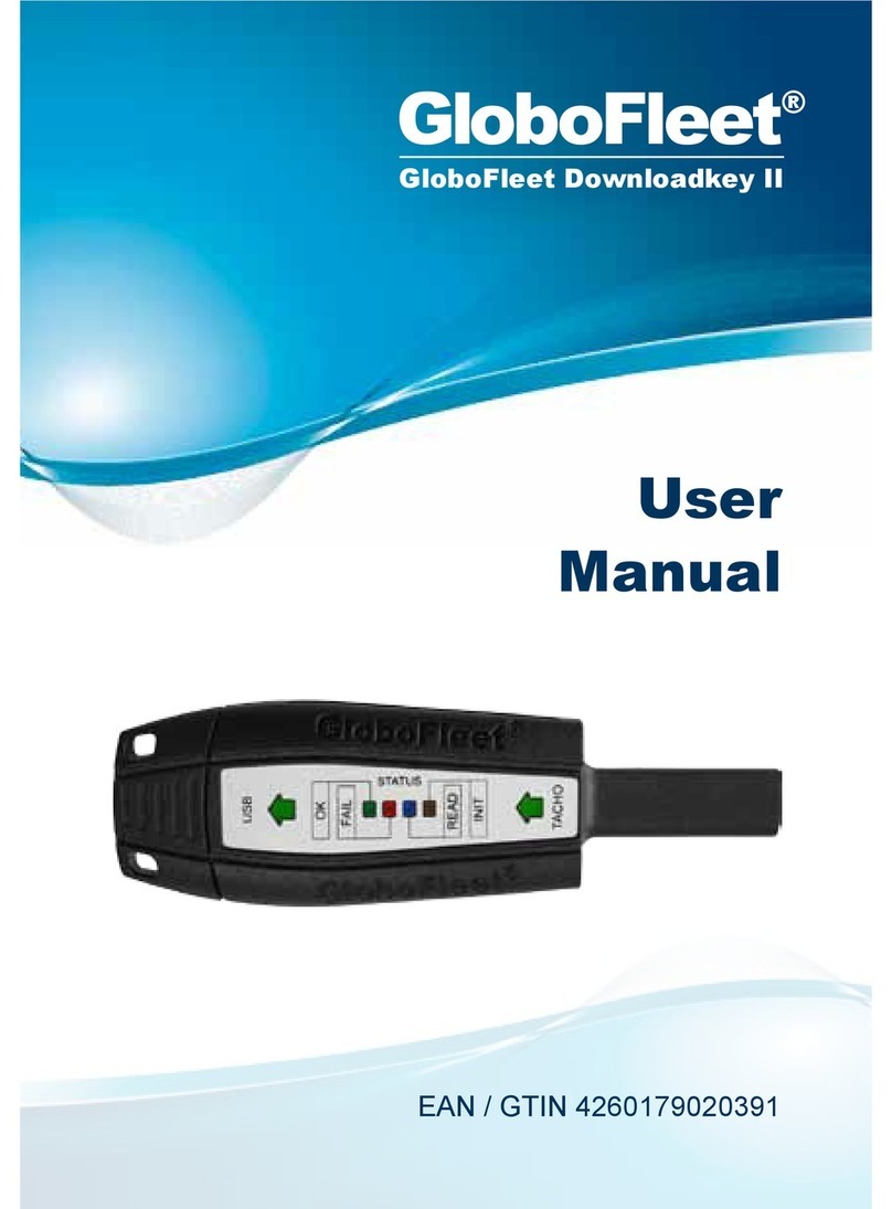 GloboFleet Downloadkey II user manual