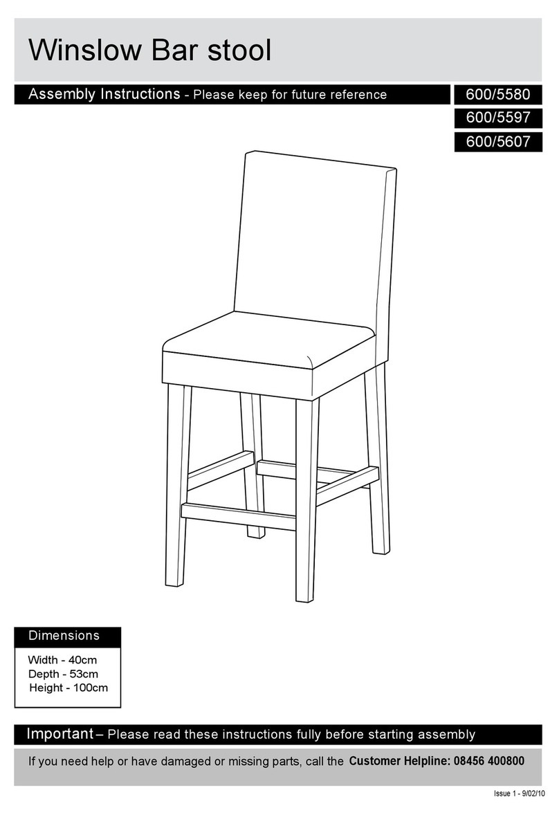 Argos 600/5580 Assembly instructions