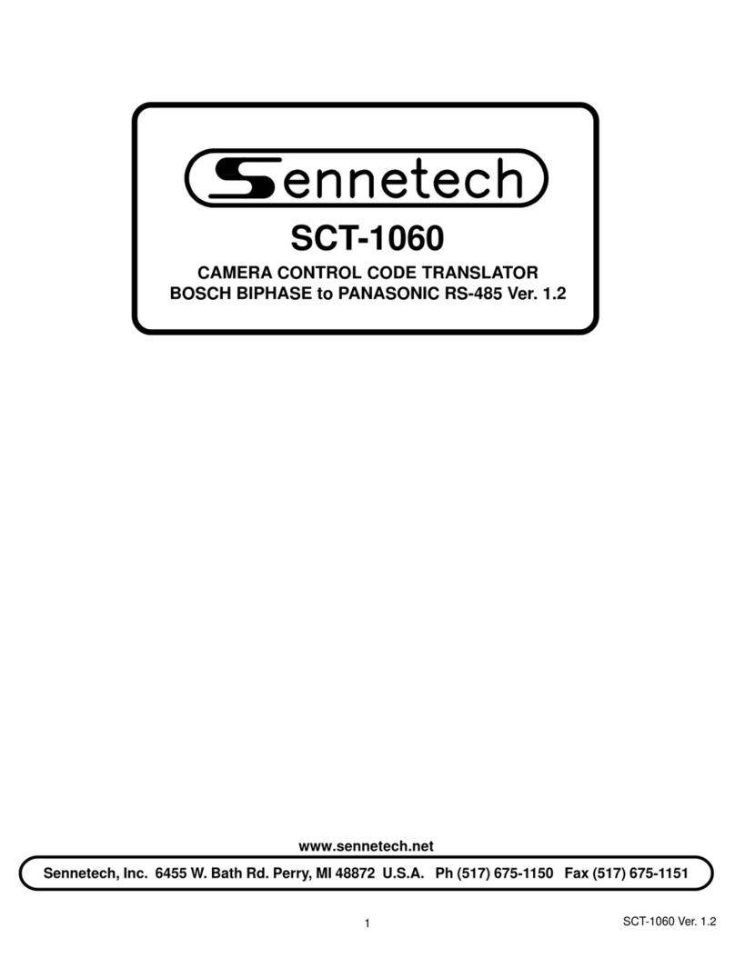 Sennetech SCT-1060 instruction manual