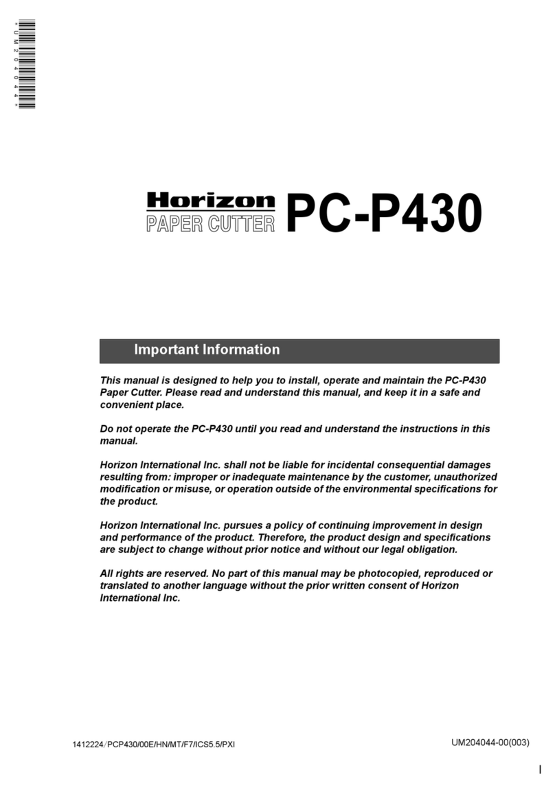 Standard Horizon PC-P430 manual