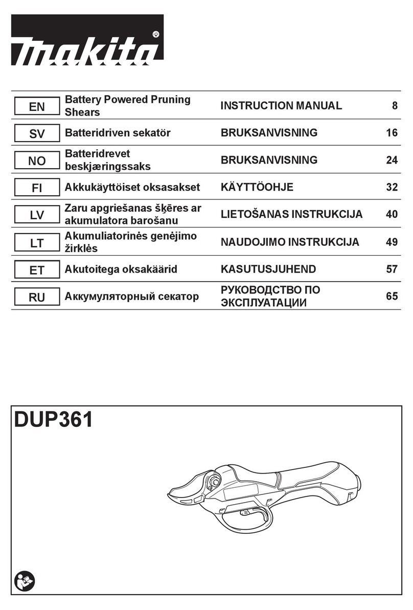 Makita DUP361 instruction manual
