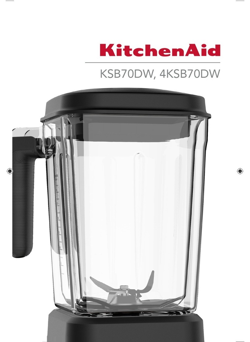 KitchenAid KSB70DW Installation instructions