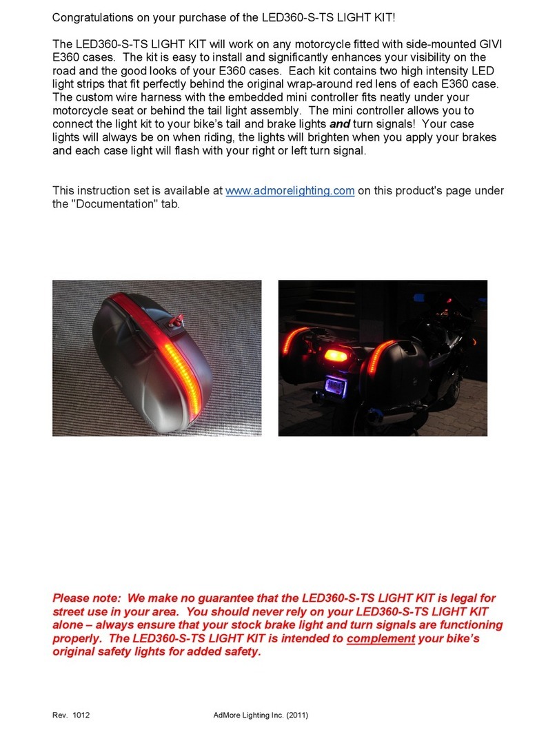 AdMore Lighting LED360-S-TS User manual