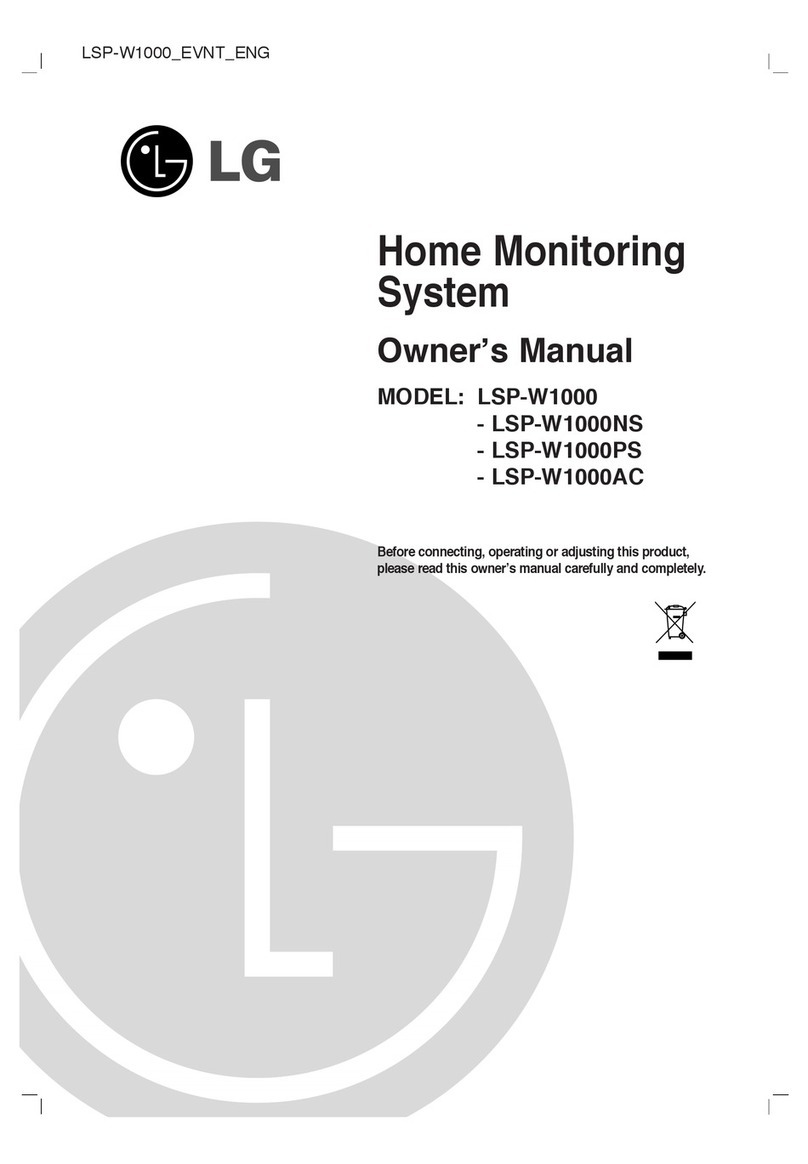 LG LSP-W1000 owner's manual
