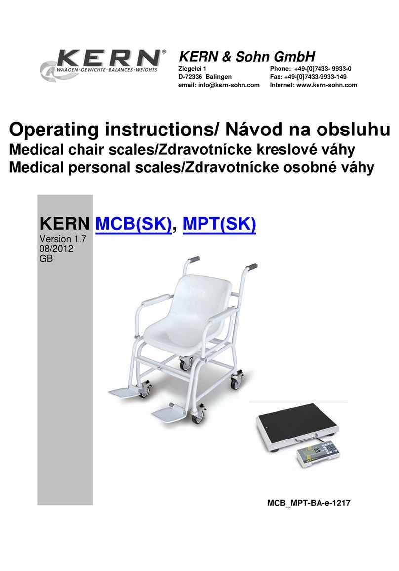 KERN MCB 300K100M User manual
